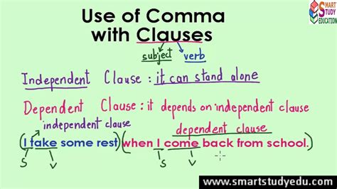 comma before as a result|subordinate clauses .